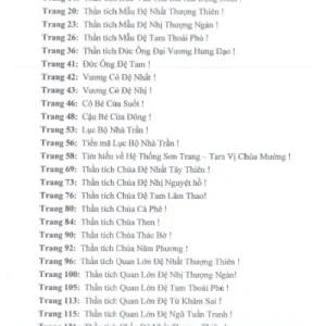 Sự Tích Hội Đồng Tứ Phủ