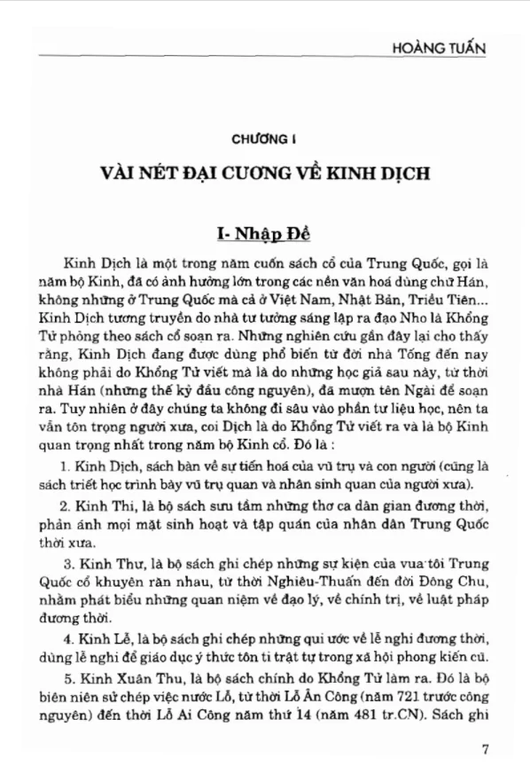 Kinh Dịch Và Hệ Nhị Phân – Hoàng Tuấn