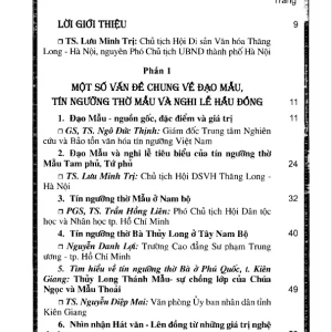 Tín Ngưỡng Thờ Mẫu Và Nghi Lễ Hầu Đồng