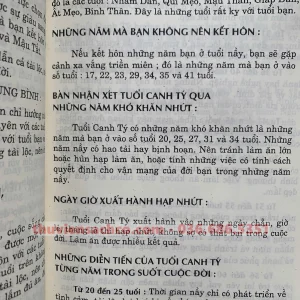 Tử Vi Trọn Đời (Nam Mạng – Nữ Mạng)