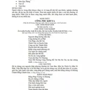 Nghi Thức Tụng Niệm Hằng Ngày – HT Thích Thiện Thanh