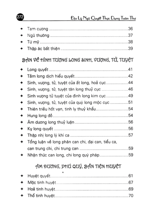 Địa Lý Ngũ Quyết Thực Dụng Toàn Thư