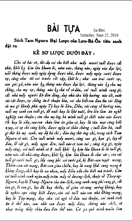 Tam Ngươn Đại Lược – Lê Văn Nhàn - NXB Xuân Thu 1957
