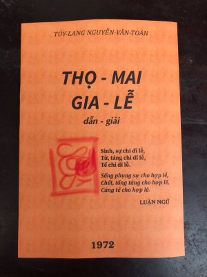 Thọ Mai Gia Lễ Dẫn Giải – Túy Lang - Nguyễn Văn Toàn