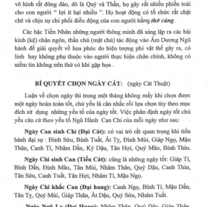 Cẩm Nang Chọn Ngày Lành Tháng Tốt