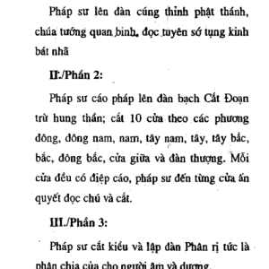 Khoa Cúng Cắt Đoạn Trùng Tang