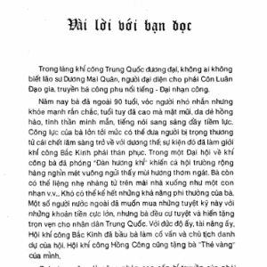 Đại Nhạn Khí Công (Khoa Học Trau Dồi Thần Thể Phương Đông) – Dương Mai Quân