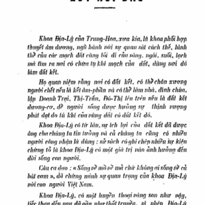 Địa Lý Tả Ao Địa Đạo Diễn Ca – Cao Trung