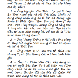 Điển Tích Triết Văn Phật Giáo Hòa Hảo