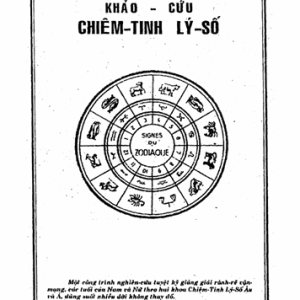 Khảo Cứu Chiêm Tinh Lý Số – Viên Tài Hà Tấn Phát
