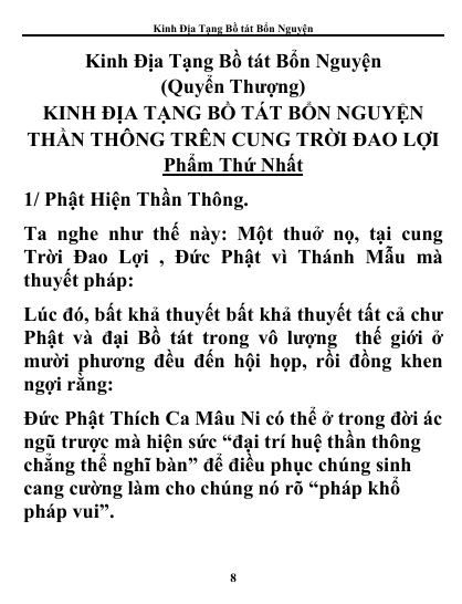 Kinh Địa Tạng Bồ Tát Bổn Nguyện – HT Thích Trí Tịnh