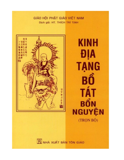 Kinh Địa Tạng Bồ Tát Bổn Nguyện – HT Thích Trí Tịnh