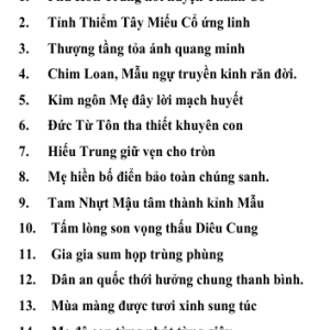 Kinh Thiên Tâm – Kinh Nhật Tụng (Bản Đầy Đủ)