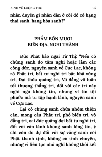 Kinh Phật Thuyết Đại Thừa Vô Lượng Thọ