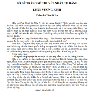 Mật Tạng Phật Giáo Việt Nam