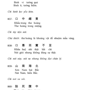 Ngàn Lẻ Một Thành Ngữ Trung Quốc