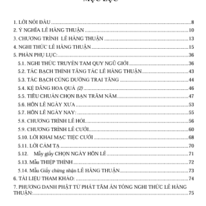 Nghi Thức Lễ Hằng Thuận