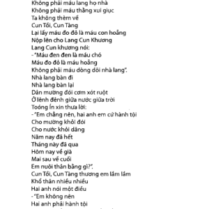 Sử Thi Mường Đẻ Đất Đẻ Nước – Đặng Văn Lung