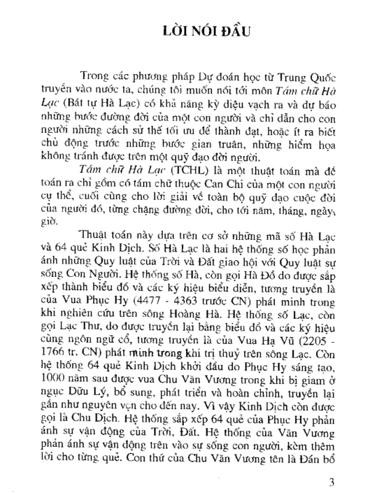 Tám Chữ Hà Lạc Và Quỹ Đạo Đời Người - Xuân Cang