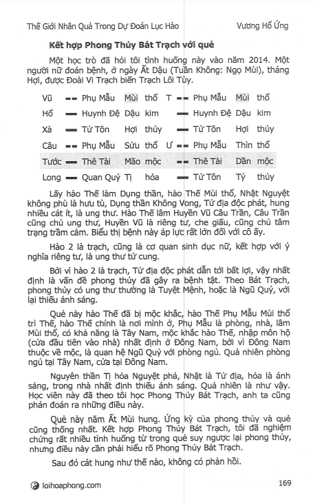 Thế Giới Nhân Quả Trong Dự Đoán Lục Hào