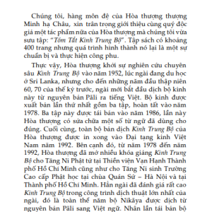 Tóm Tắt Kinh Trung Bộ