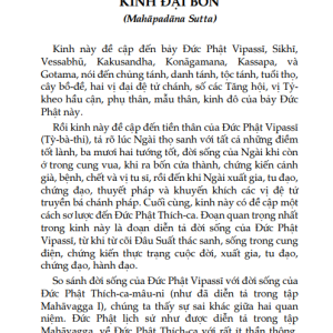 Tóm Tắt Kinh Trường Bộ