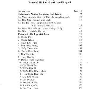 Tám Chữ Hà Lạc Vào Quỹ Đạo Đời Người (NXB Văn Hóa Thông Tin 2000) - Xuân Cang, 608 Trang