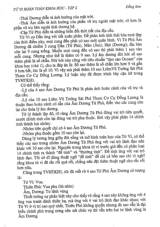 Tử Vi Hoàn Toàn Khoa Học Tập 2