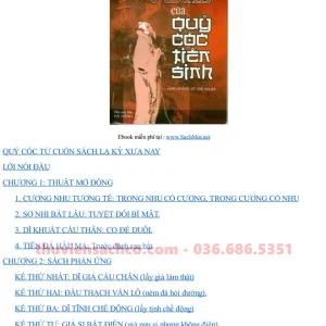 72 Kế Của Quỷ Cốc Tử Tiên Sinh - Sách Cực Hiếm