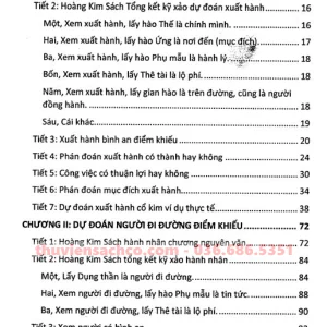 Lục Hào Hành Nhân Bí Pháp - Sách Xem Xuất Hành