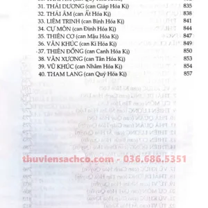 Bản Nét Trung Châu Tử Vi Đẩu Số Tam Hợp Phái Tập 2