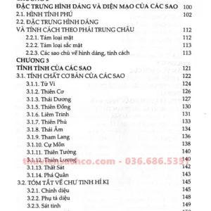 Bản Nét Trung Châu Tử Vi Đẩu Số Tam Hợp Phái Tập 2