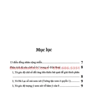 Bí Mật Cải Vận Qua SĐT - Bát Cực Linh Số Cao Cấp